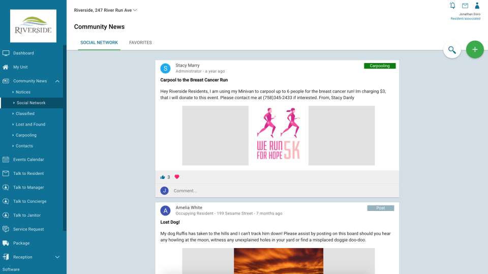 screenshot of Neigbrs by Vinteum